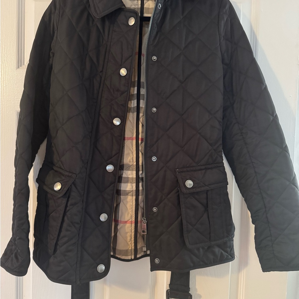 Burberry Checkered Beige and Black Jacket - Picture 9 of 9